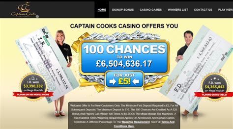 is captain cooks casino legit